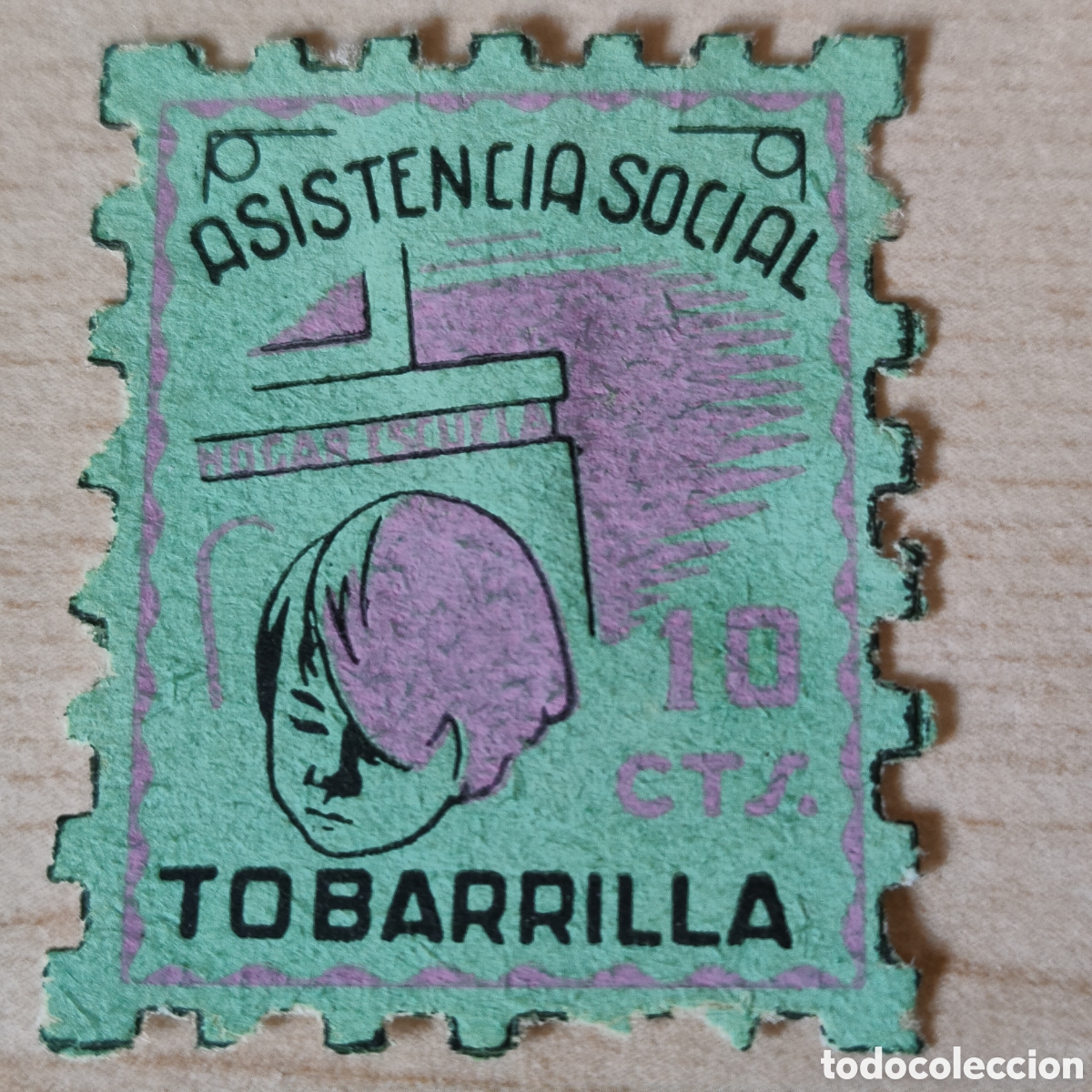 Sellos: y06 Murcia Tobarrilla Yecla Asistencia Social MUY RARO