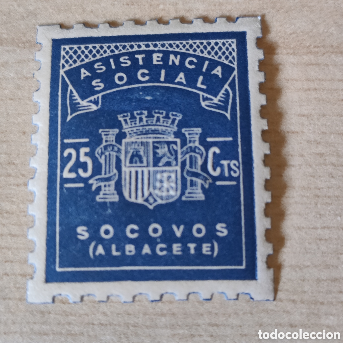 Sellos: y06 Albacete Socovos Asistencia Social 25 cts
