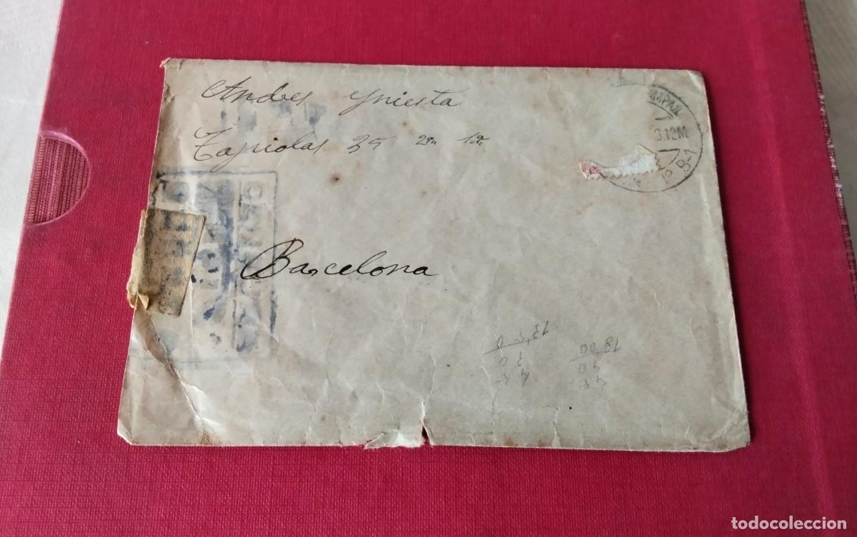 Sellos: SOBRE CIRCULADO DE LA BRIGADA MIXTA 336 BATALLON A BARCELONA