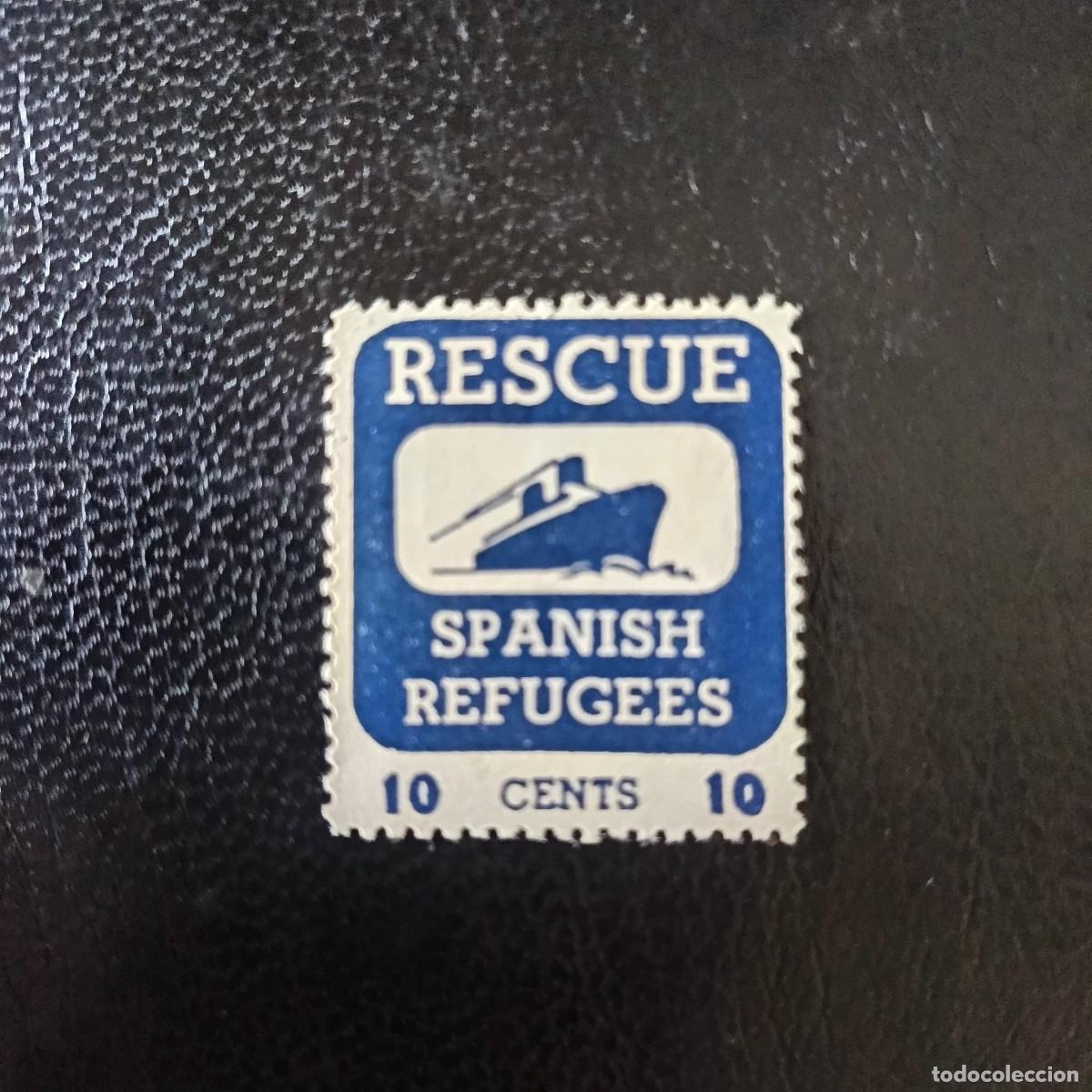 Sellos: Spanish Refugees, se&ntilde;al fijasellos*