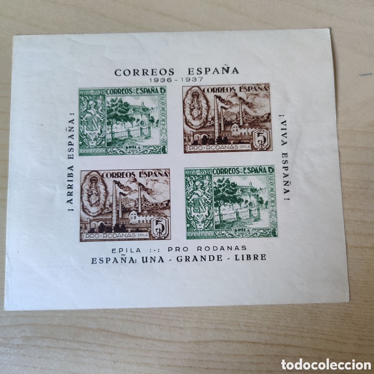 Sellos: y09 Zaragoza Epila hojita