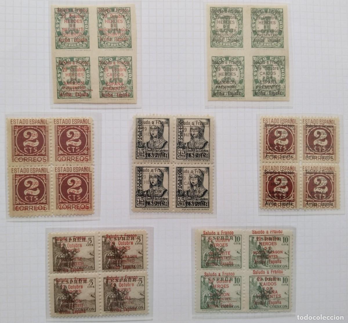 Sellos: GUERRA CIVIL ZARAGOZA EDIFIL 86 - 92