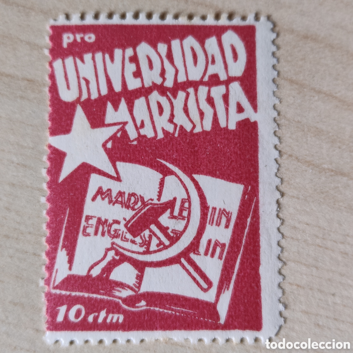 Sellos: cpex P.C.E. Pro Universidad Marxista Allepuz 85 afinet 1890