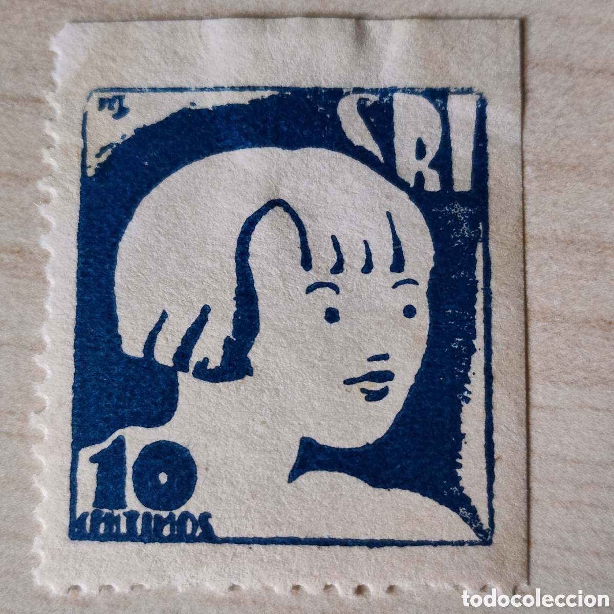 Sellos: a62 S.R.I. Socorro Rojo Internacional Allepuz 1185p afinet 69 azul s/crema