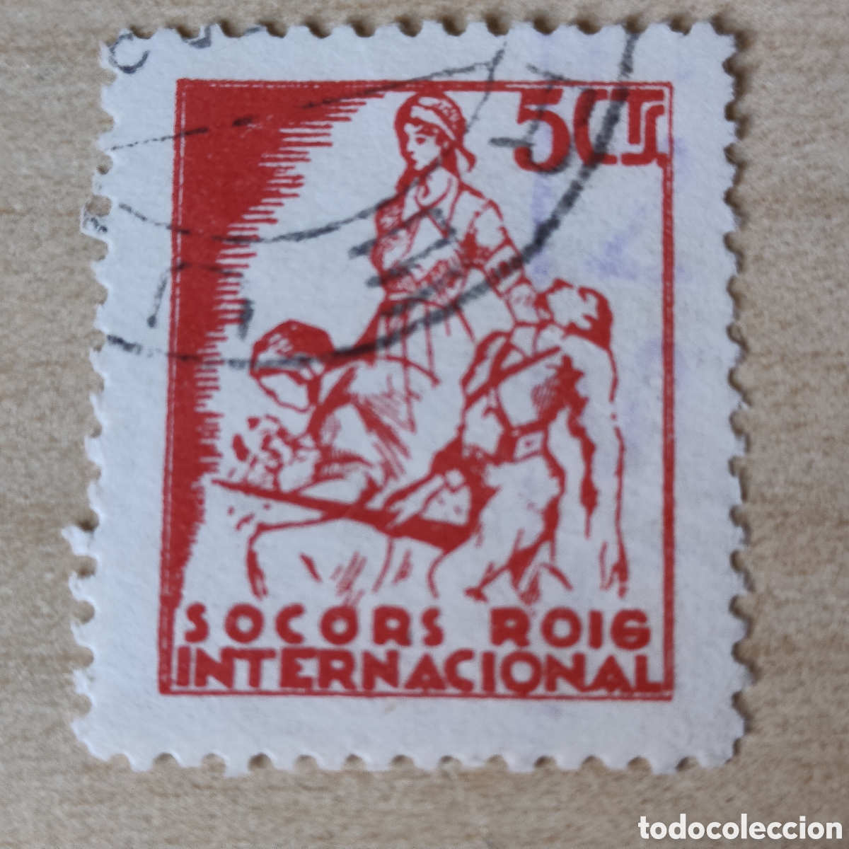 Sellos: a62 Socors Roig de Catalunya Internacional Allepuz 1227 afinet 88 SRI S.R.I.