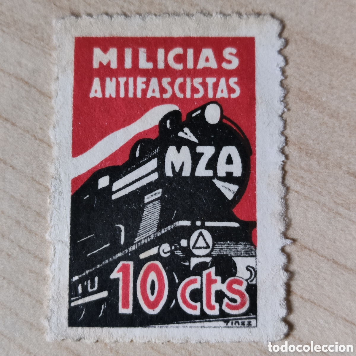 Sellos: a62 Milicias Antifascistas MZA Allepuz 2034