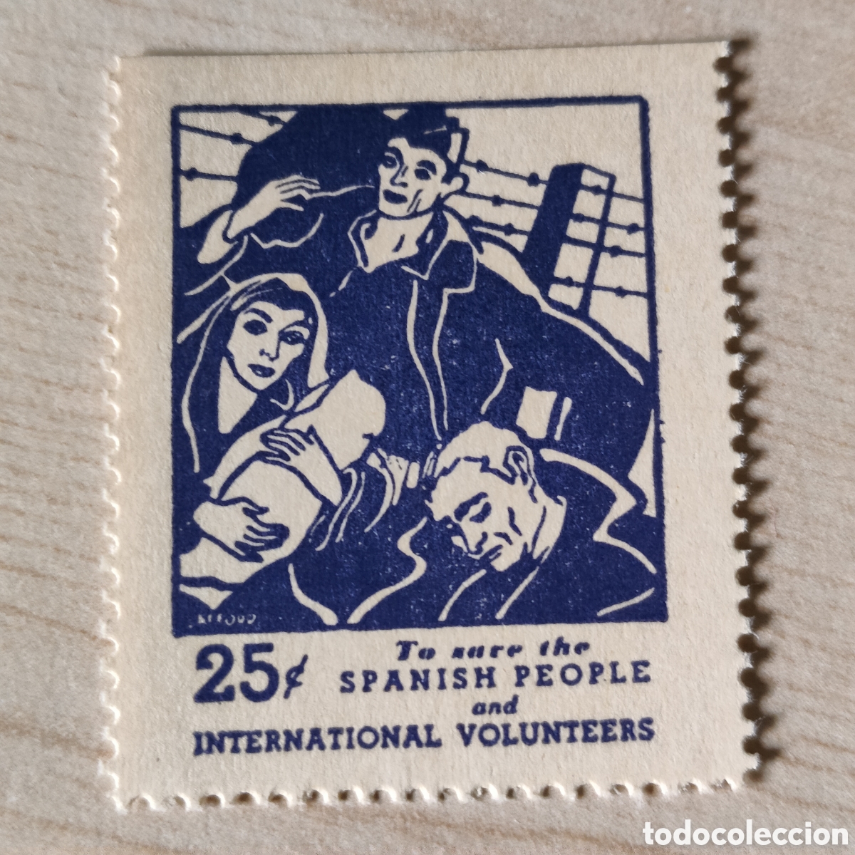 Briefmarken: y02 To Save the Spanish People Allepuz 2595 Emitido Estados Unidos