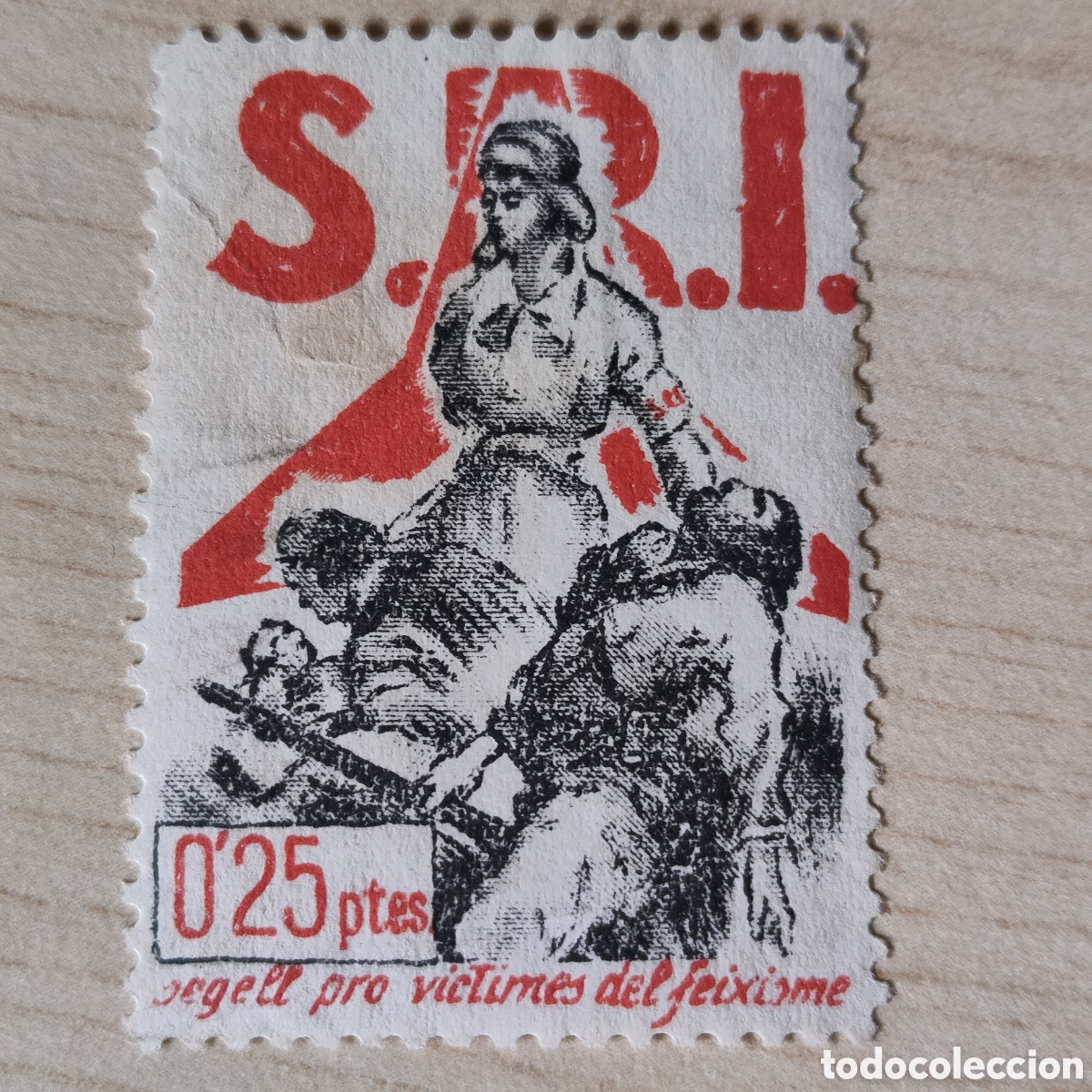 Sellos: a62 S.R.I. segell pro v&iacute;ctimes del Feixisme