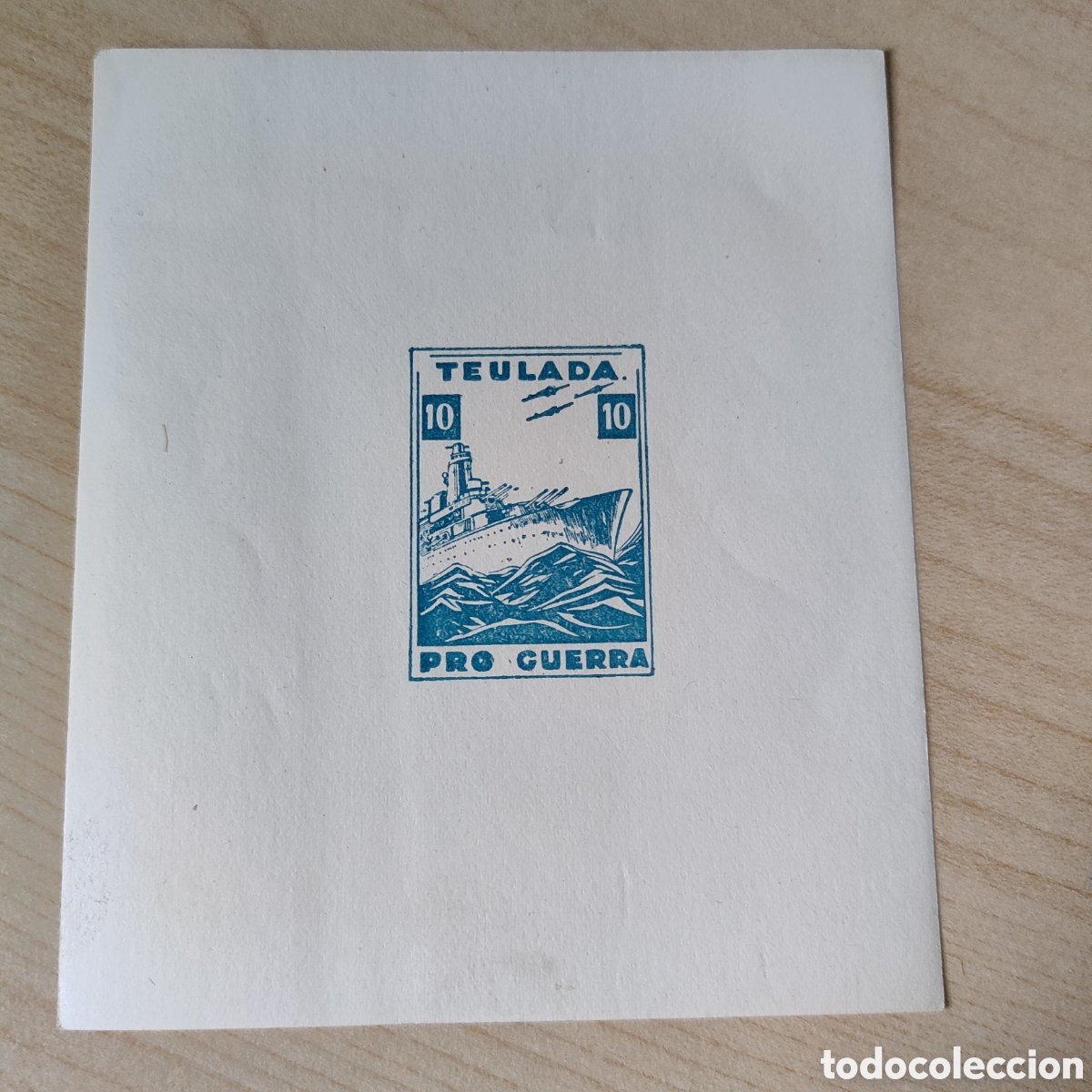 Sellos: a63 Alicante Teulada Pro Guerra hojita