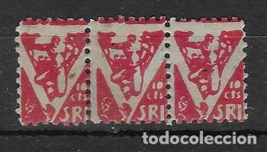 Sellos: VI&Ntilde;ETA.- 10 CTS- S.R.I.- TRIO CON VARIEDAD --VER FOTOS