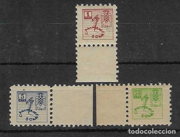 Sellos: VI&Ntilde;ETAS,- 50 CTS + 1 Y 5 PTAS.- FRENTE DE JUVENTUDES-CAMPAMENTOS--VER FOTOS
