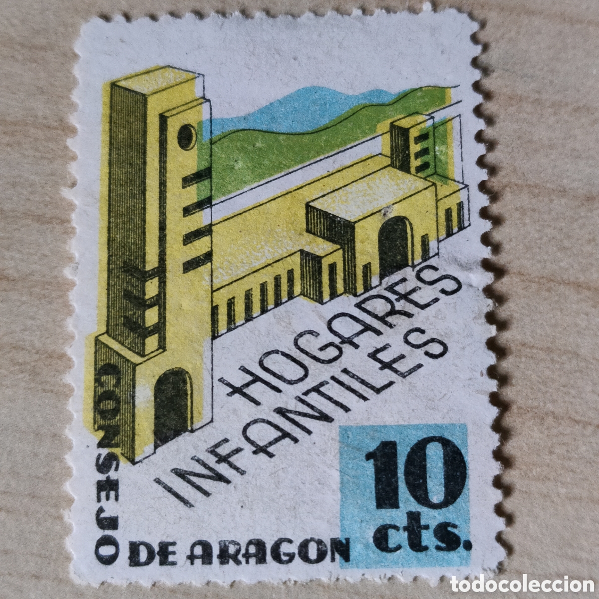 Sellos: a66 Arag&oacute;n Consejo Regional de Defensa Hogares Infantiles Afinet 1551