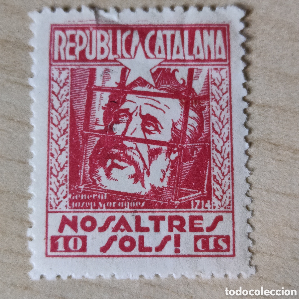 Sellos: a65 Catalunya Nosaltres s&ograve;ls &ccedil;. General Josep Moragues Allepuz 3348 Rep&uacute;blica Catalana