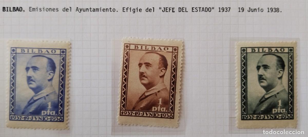 Sellos: GUERRA CIVIL VI&Ntilde;ETAS FRANCO BILBAO PAIS VASCO