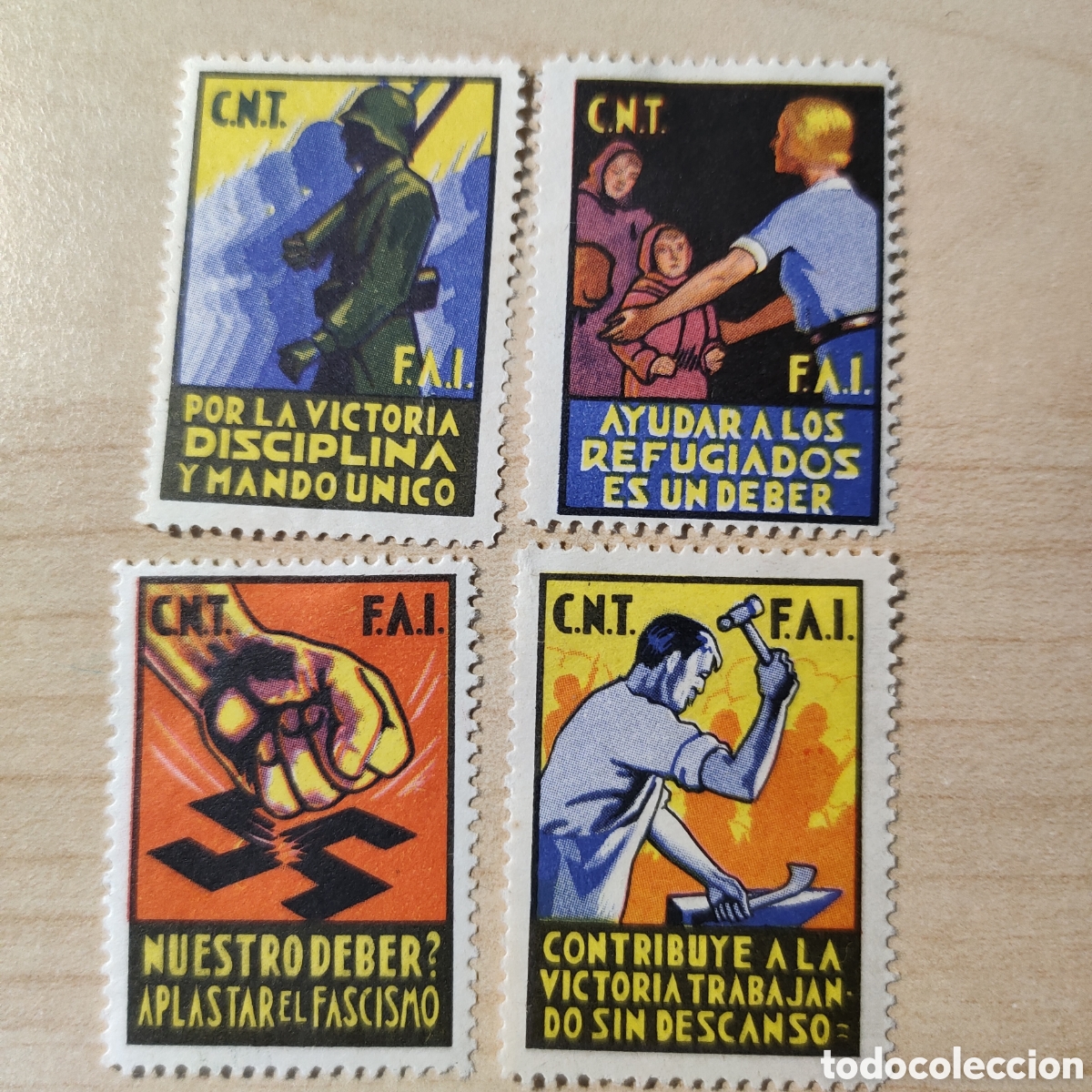 Sellos: z06 C.N.T. F.A.I. Allepuz 1902 a 1906 CNT FAI