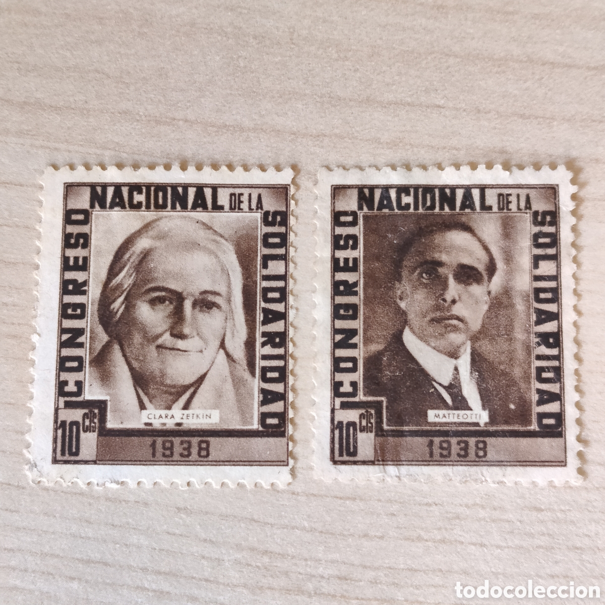 Sellos: z12 Congreso Nacional de la Solidaridad x 2