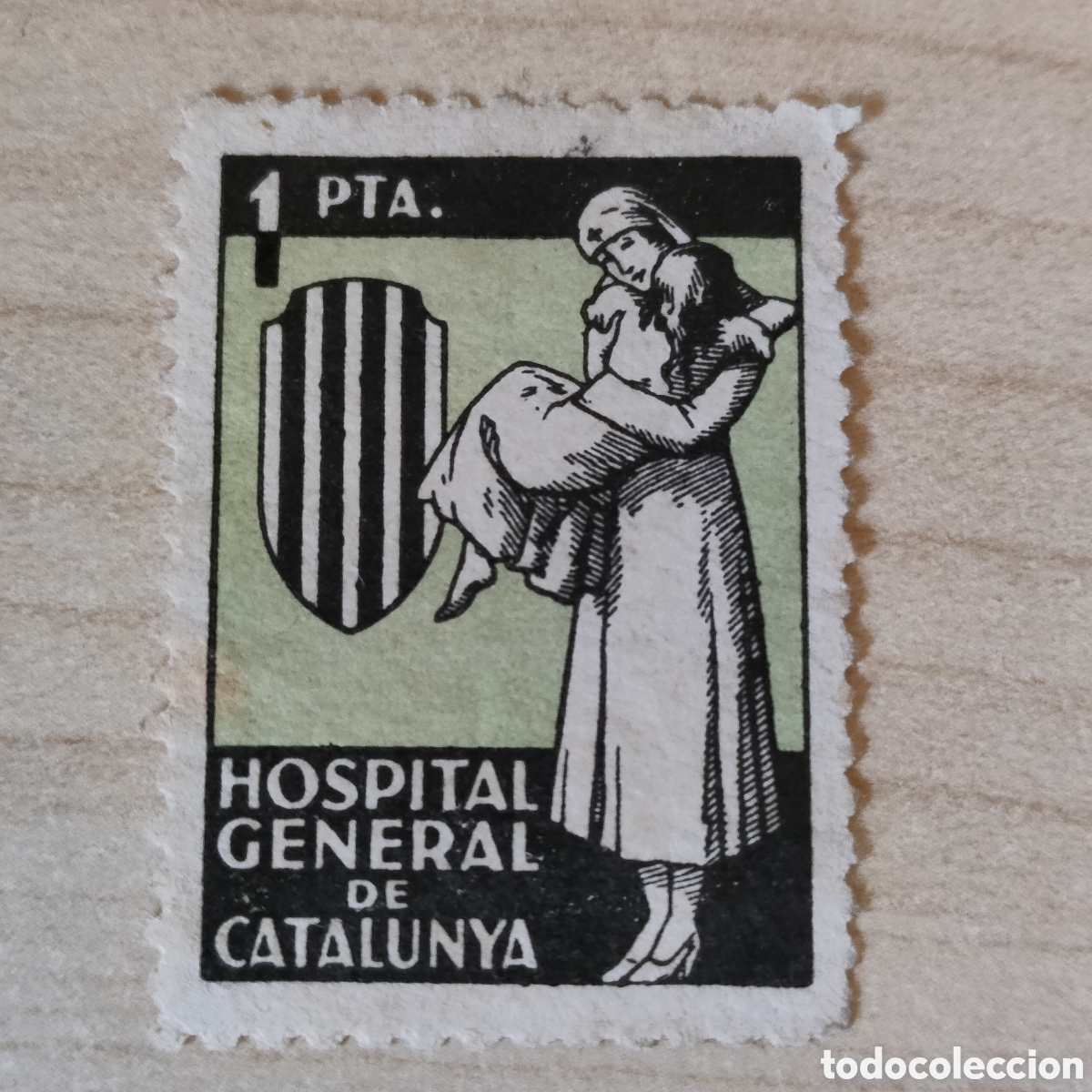 Sellos: z08 Hospital General de Catalunya 1 pta Allepuz 2985 Afinet 1267 peseta
