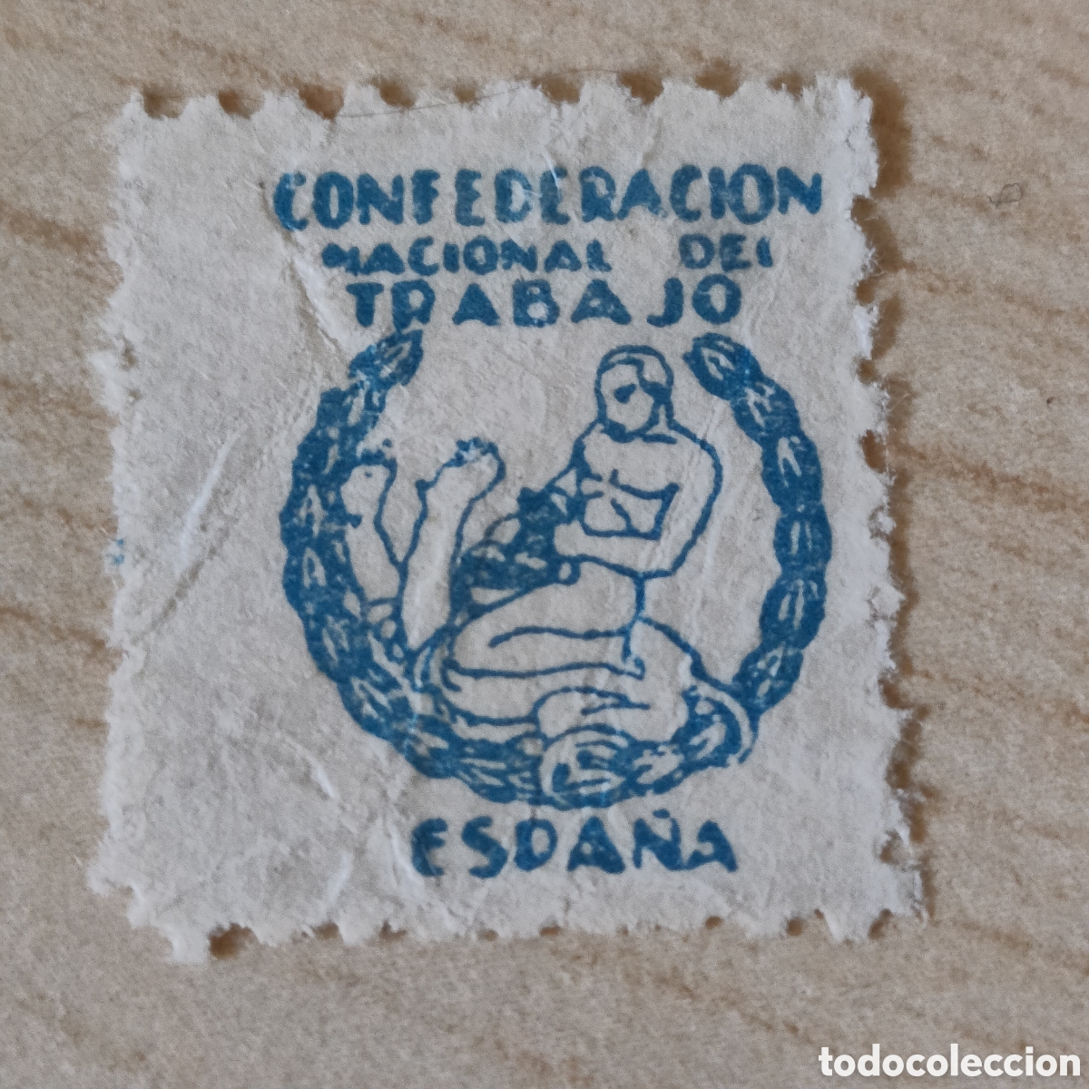 Sellos: z05 Confederaci&oacute;n Nacional del Trabajo C.N.T. Espa&ntilde;a Allepuz 1602 afinet 719 CNT