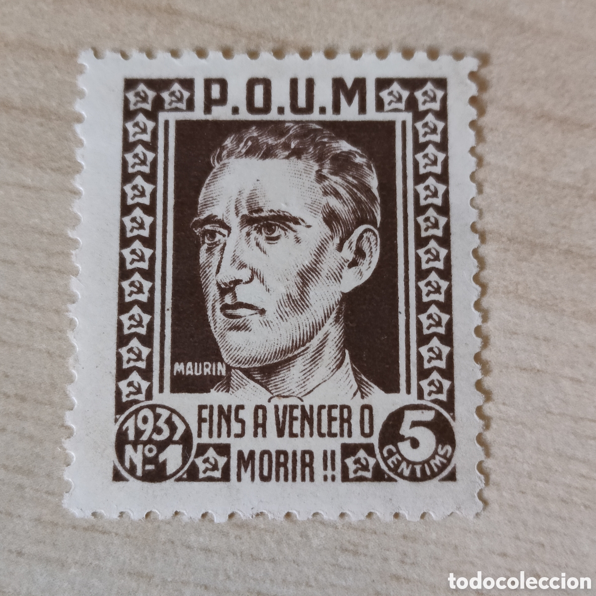 Sellos: z04 P.O.U.M. Fins a vencer o morir Maurin Allepuz 1488 afinet 714