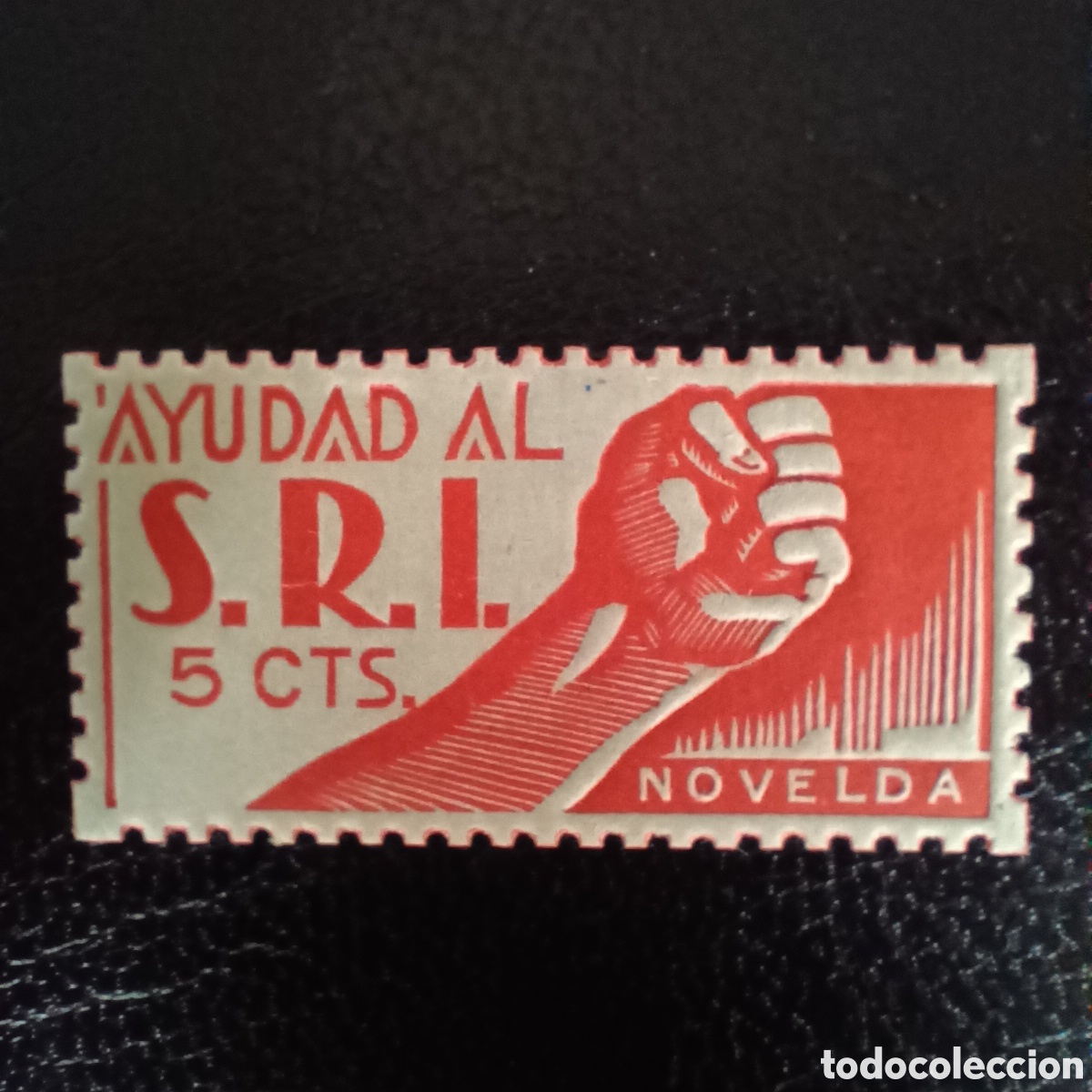 Sellos: Novelda, Socorro Rojo Internacional