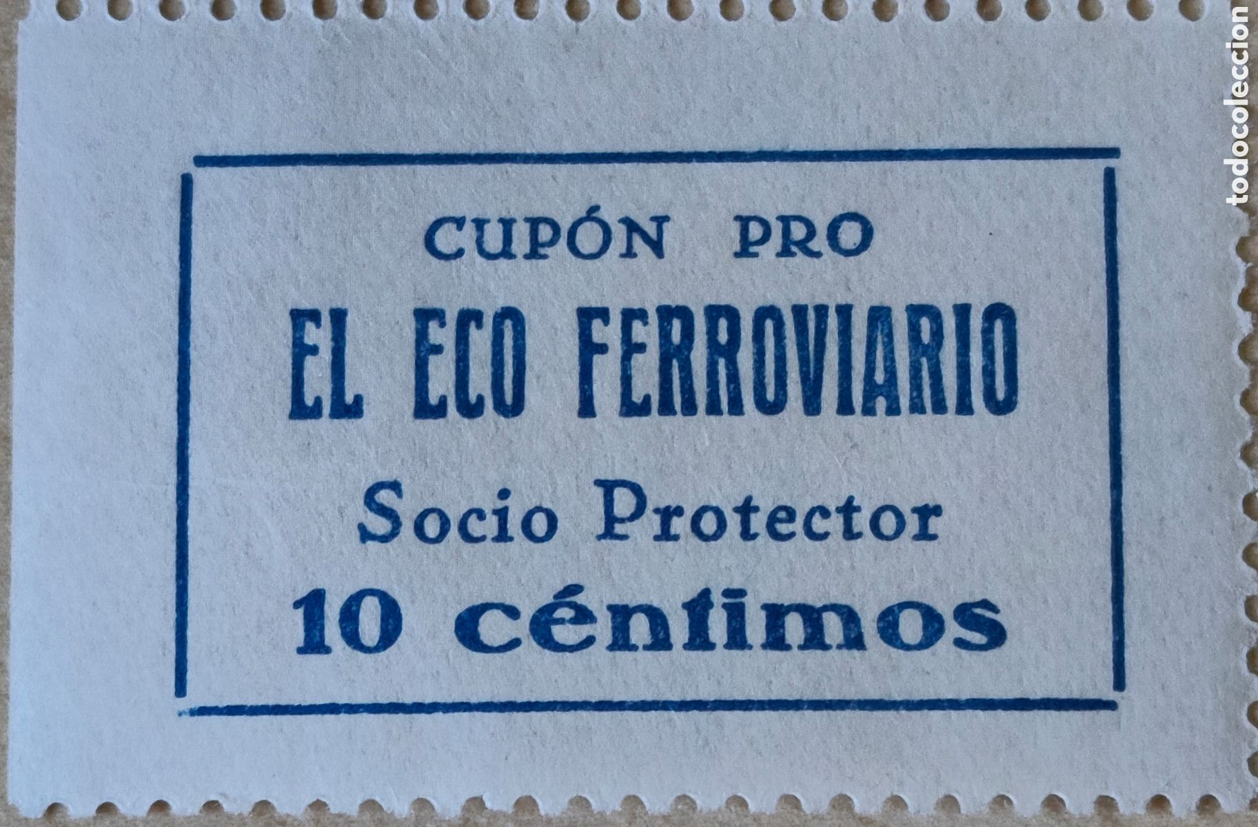Sellos: (RRRRR) Unico? C.N.T. U.G.T. Pro ECO FERROVIARIO Socio Protector Allepuz NO CATALOGO.. ver descripci