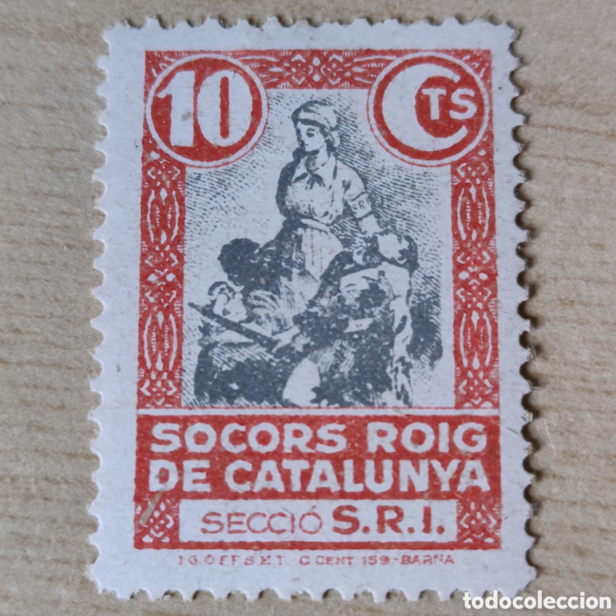 Sellos: z02 Socors Roig de Catalunya Internacional Secci&oacute; S.R.I. SRI