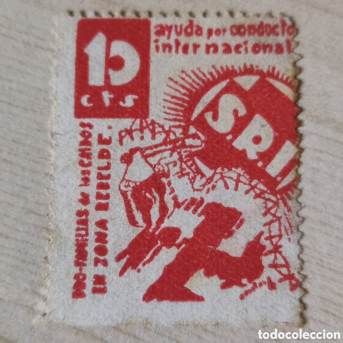 Sellos: z01 S.R.I. Pro familias de los ca&iacute;dos en zona rebelde SRI