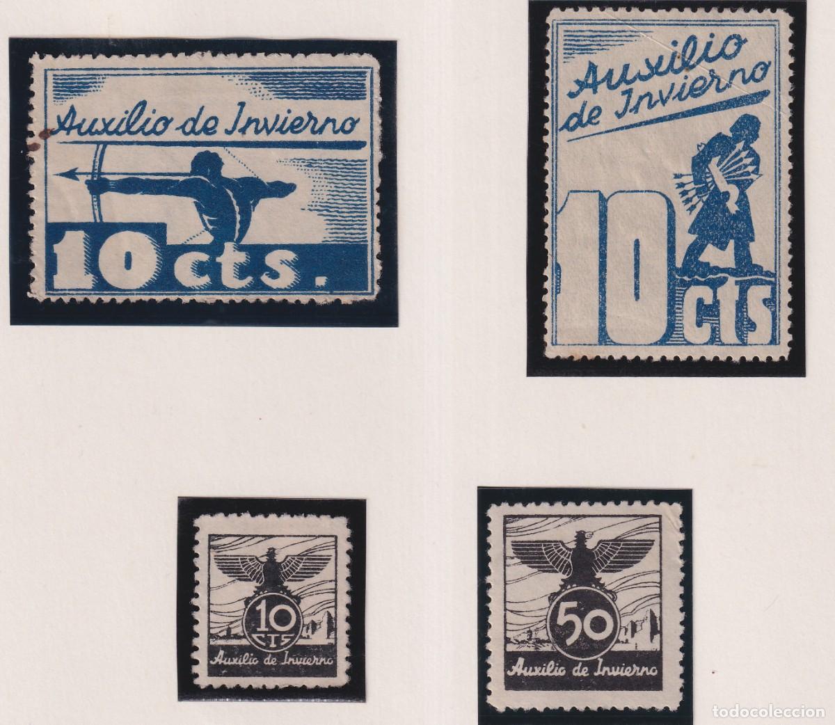 Sellos: AUXILIO DE INVIERNO - LOTE DE 4 SELLOS NUEVOS
