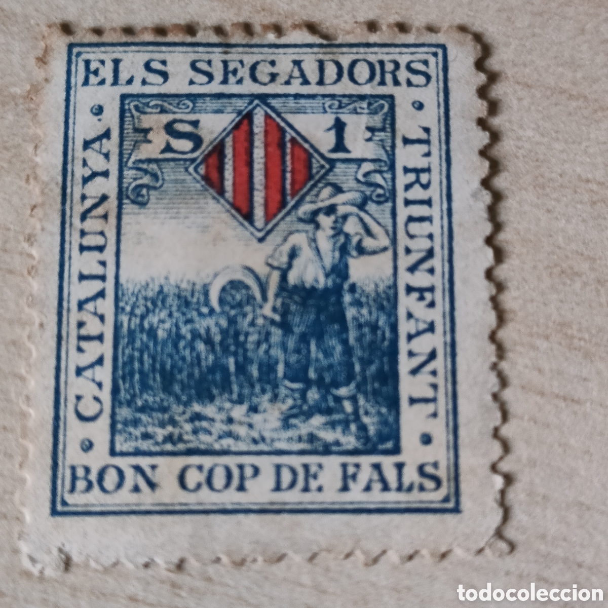Sellos: x02 Bon Cop de Fals Catalunya Triunfant Els Segadors Nathan 20