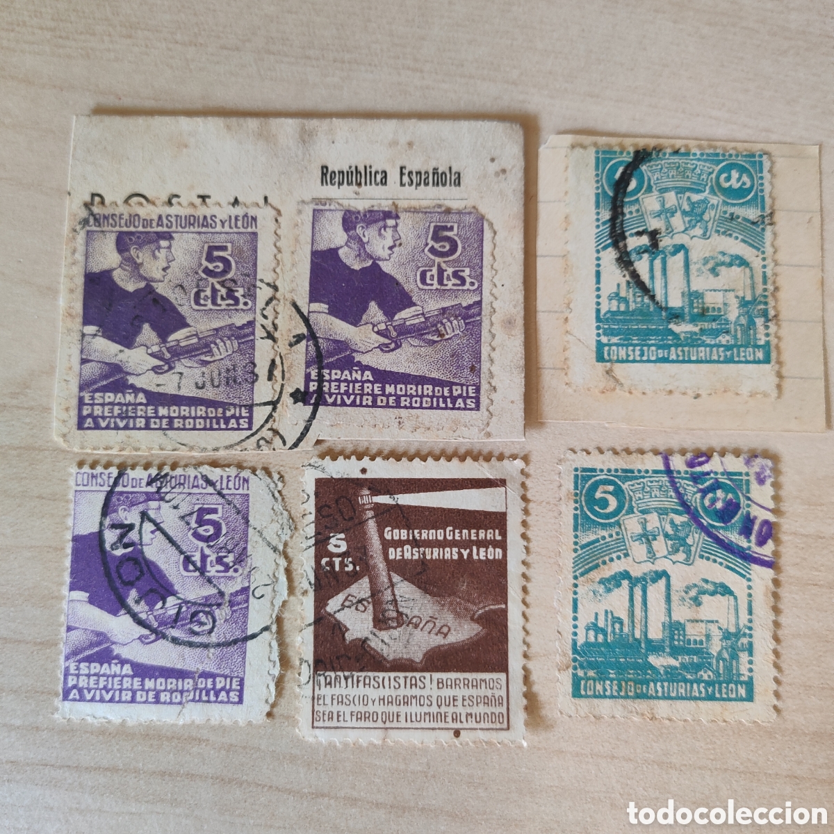 Sellos: a65 Consejo de Asturias y Le&oacute;n