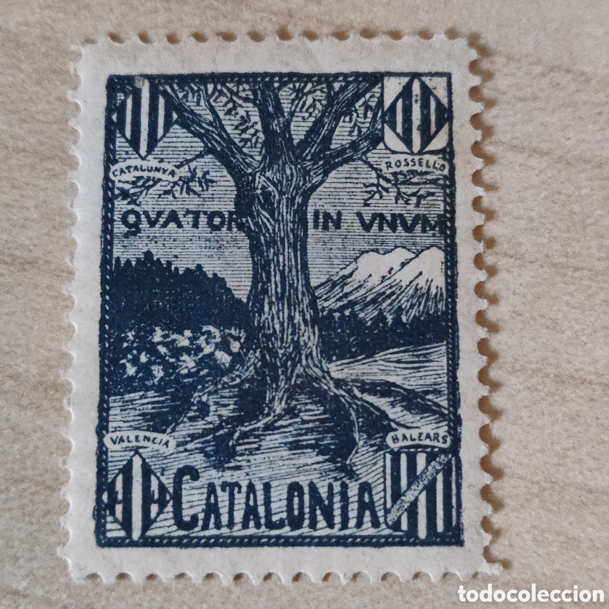 Sellos: x05 Catalunya Catalonia Tota Libera Nathan 24 Lliure Estat Catal&agrave;