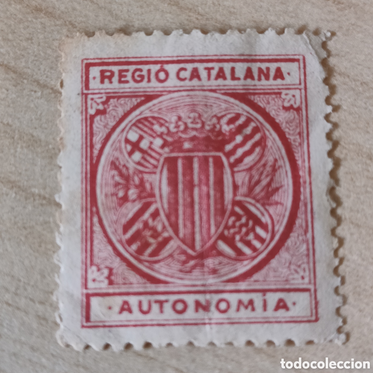 Sellos: x07 Catalunya Regi&oacute; Catalana Nathan 16 Lliure Estat Catal&agrave;