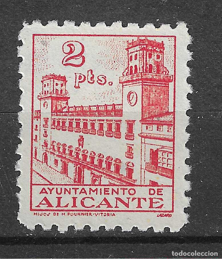 Briefmarken: PATRIOTICOS, LOCALES Y VI&Ntilde;ETAS ALICANTE NUEVO