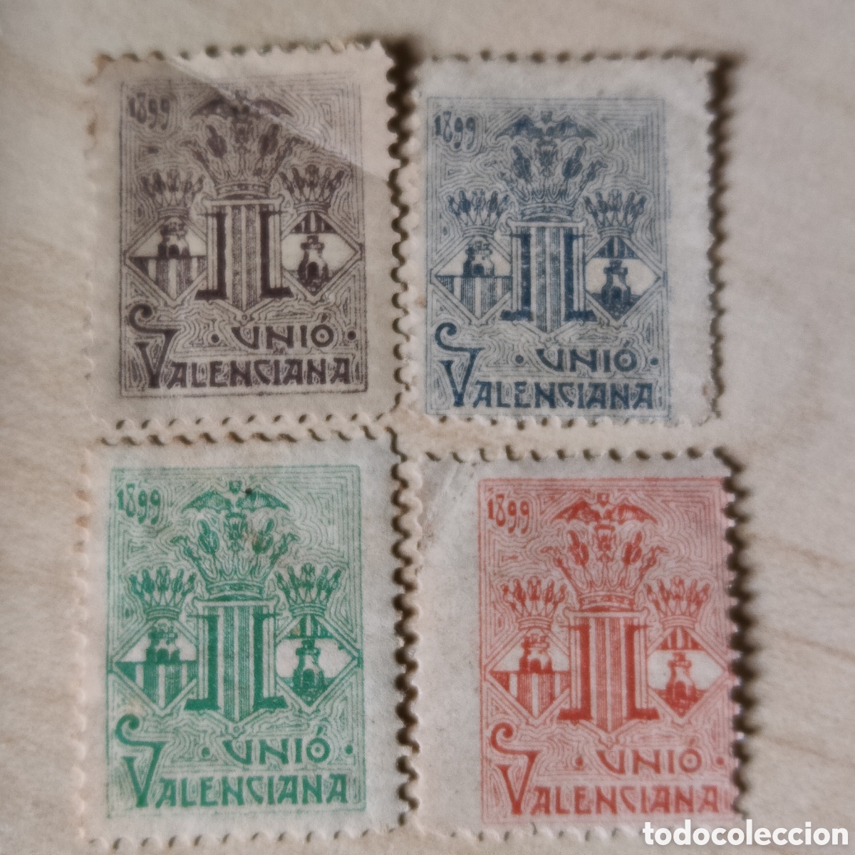 Sellos: x11 Valencia Uni&oacute; Valenciana 1899
