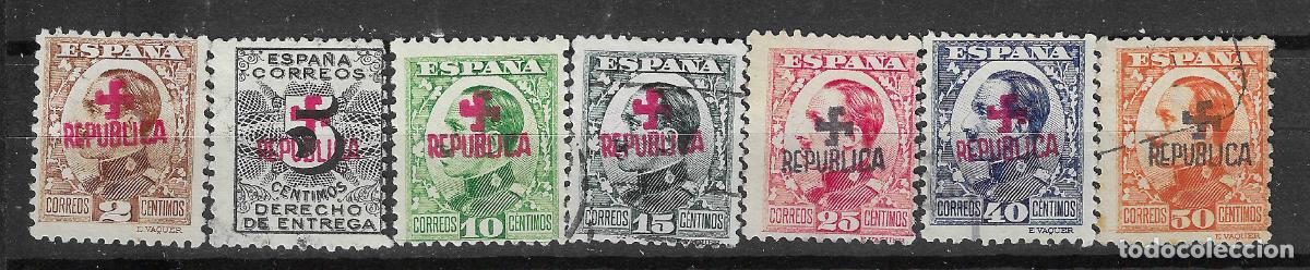 Selos: EMISIONES LOCALES REPUBLICANAS TOLOSA EDIFIL 1/7*/&ordm; COMPLETA VALOR 575 &euro;