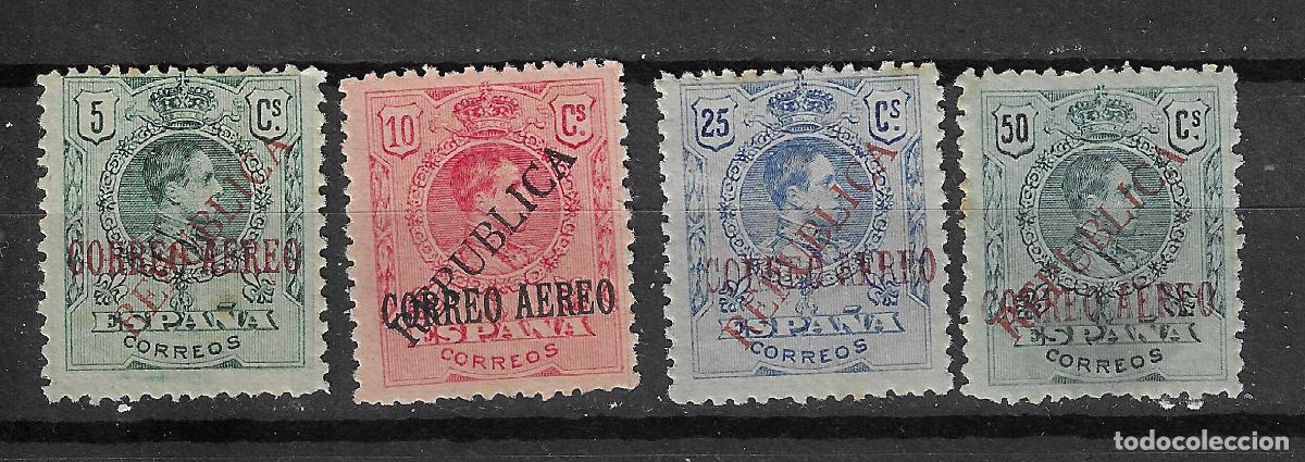 Selos: EMISIONES LOCALES REPUBLICANAS BARCELONA EDIFIL 29/32** COMPLETA SIN FIJASELLOS
