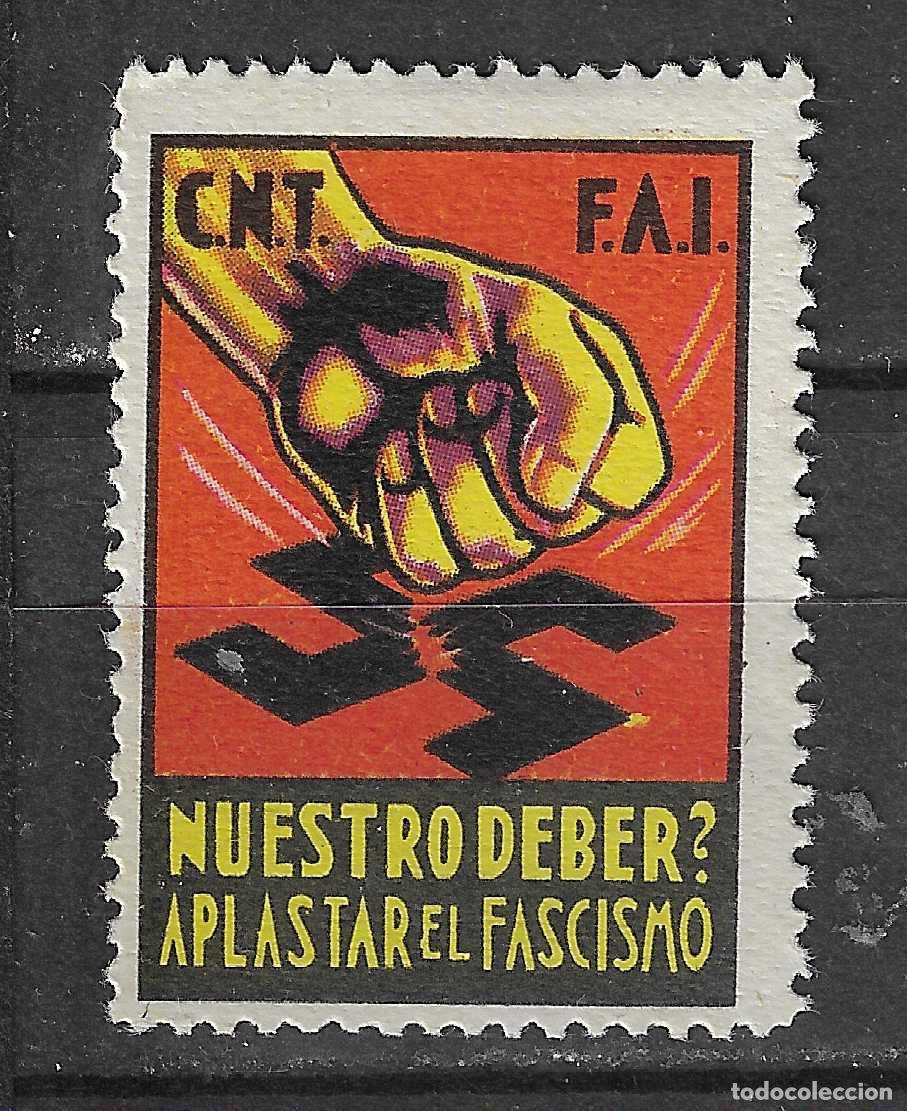 Sellos: PATRIOTICOS Y VI&Ntilde;ETAS CNT - FRENTE ANTIFASCISTA INTERNACIONAL