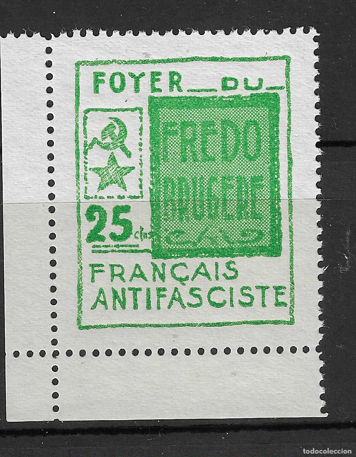 Selos: PATRIOTICOS Y VI&Ntilde;ETAS FOYER DU FRAN&Ccedil;AIS ANTIFASCISTA
