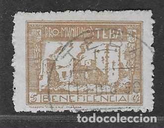 Sellos: TEBA-MALAGA- 5 CTS. BENEFICENCIA-VER FOTOS