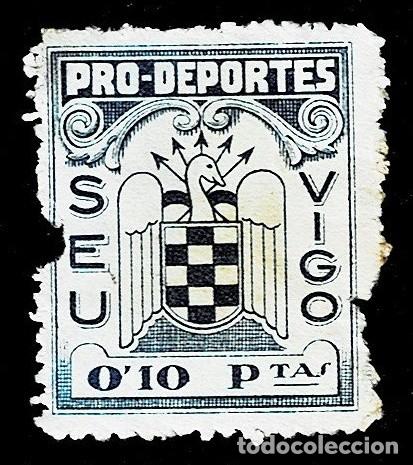 Sellos: Guerra Civil VIGO Pro Deportes SEU Fesofi n&ordm; 5 con peque&ntilde;os defectos VER. Sin goma