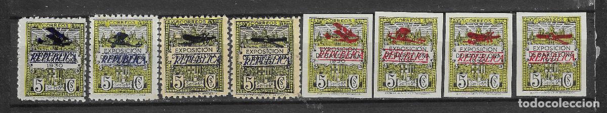 Sellos: BARCELONA 1932 EDIFIL 9/12*