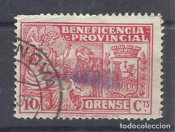 Sellos: beneficencia provincial orense 5 cts USADO HABILITADO PARA CELANOVA