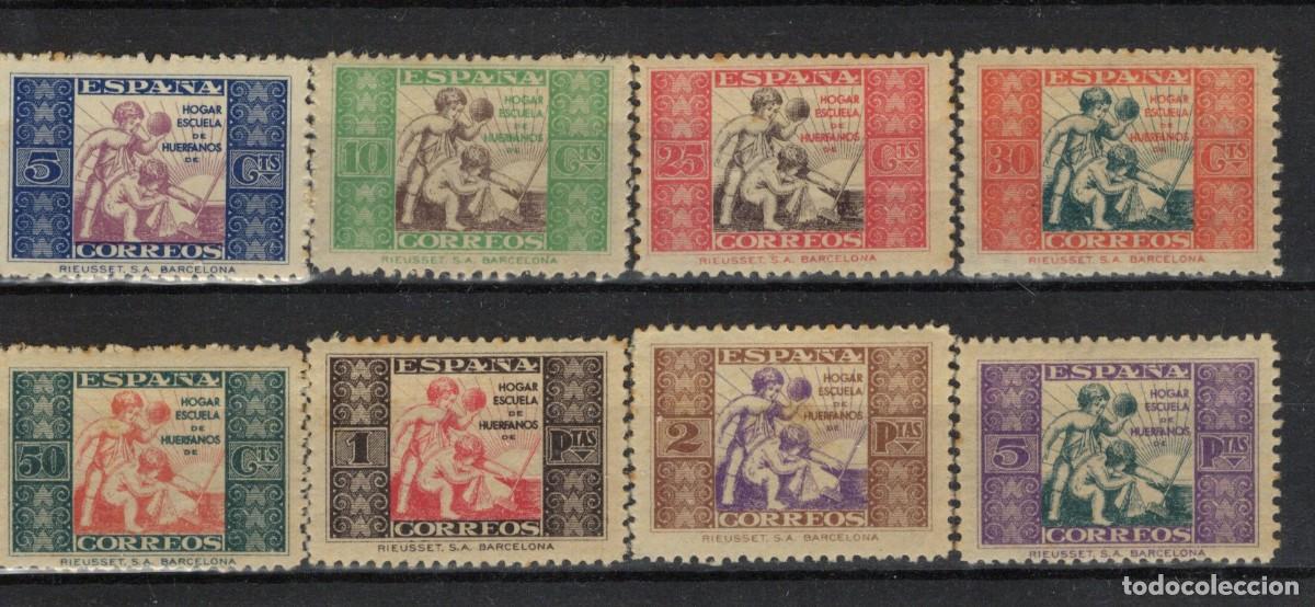 Sellos: Oferta sellos Espa&ntilde;a BENEFICIENCIA a&ntilde;o 1934 EDIFIL 1/8** SERIE COMPLETA en NUEVO v.c. 44 &euro;