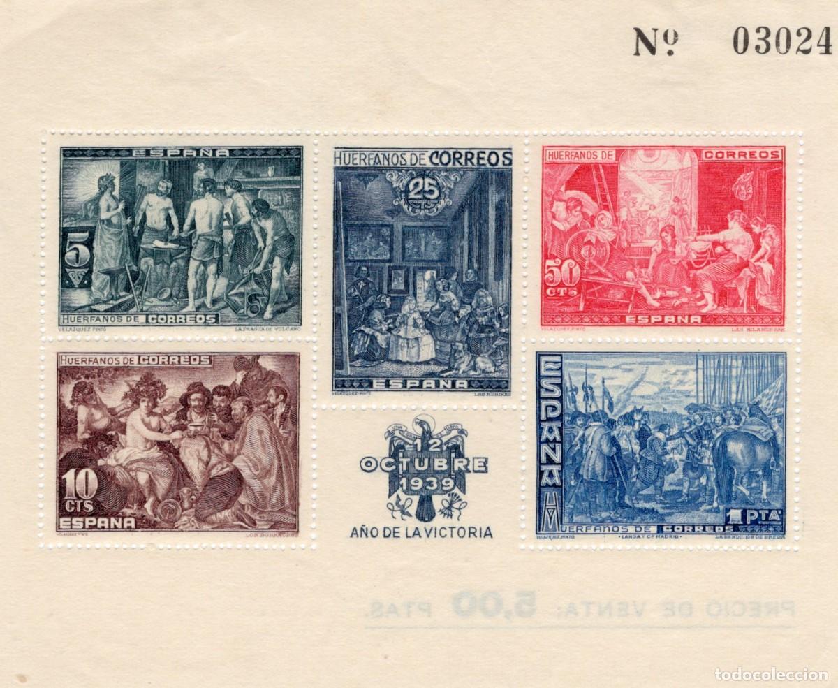 Sellos: Oferta sellos Espa&ntilde;a BENEFICIENCIA a&ntilde;o 1939 EDIFIL 34* en NUEVO v.c. 65 &euro;