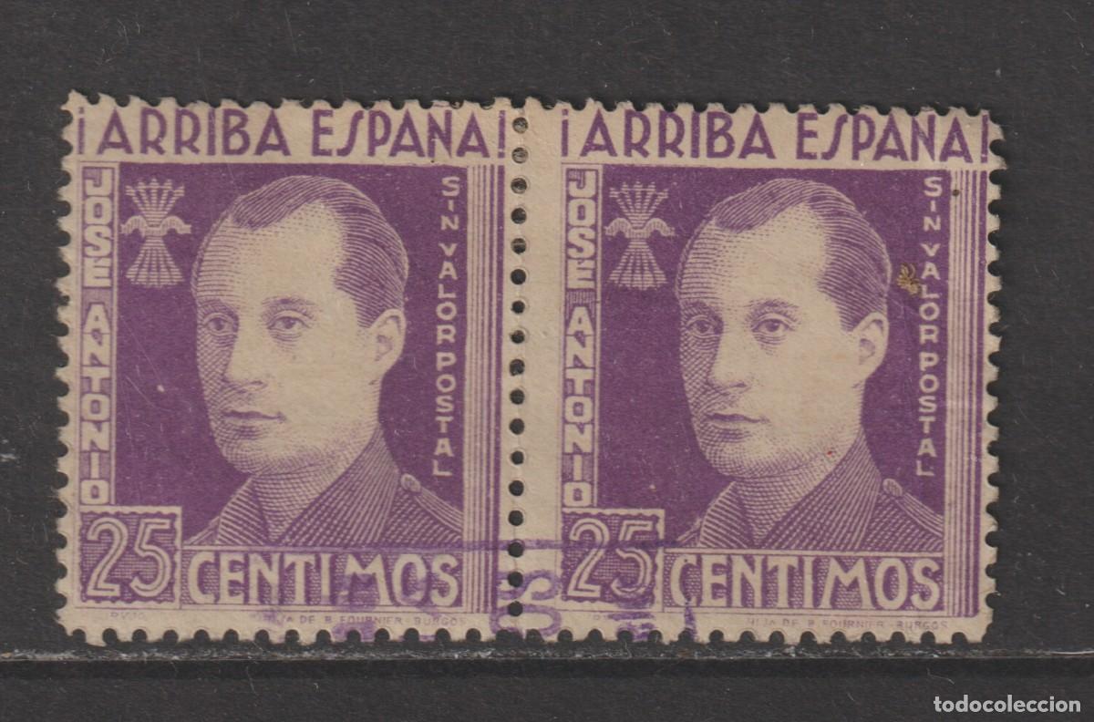 Stamps: Vi&ntilde;eta patriotica bando nacional - Jose Antonio Primo de Rivera, usado