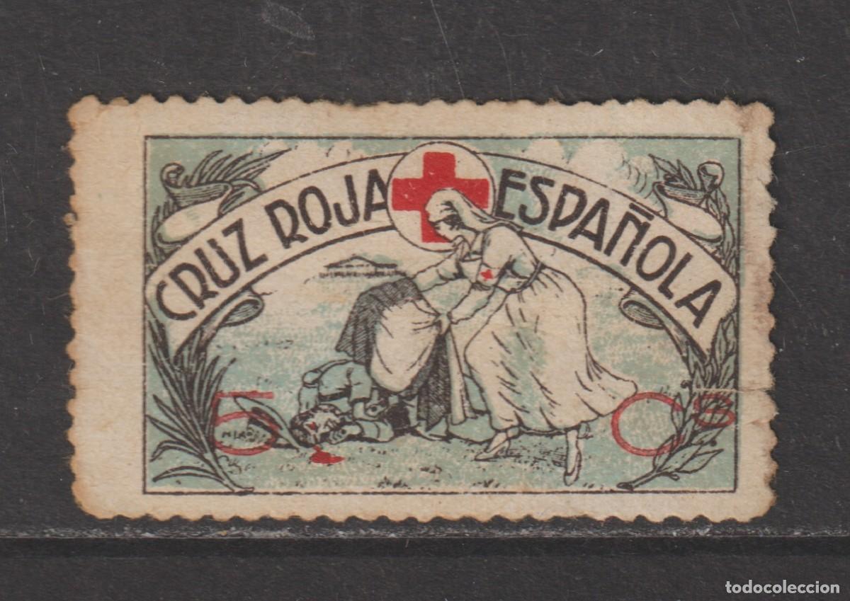 Sellos: Vi&ntilde;eta Cruz Roja espa&ntilde;ola 1936 - Comite de Barcelona