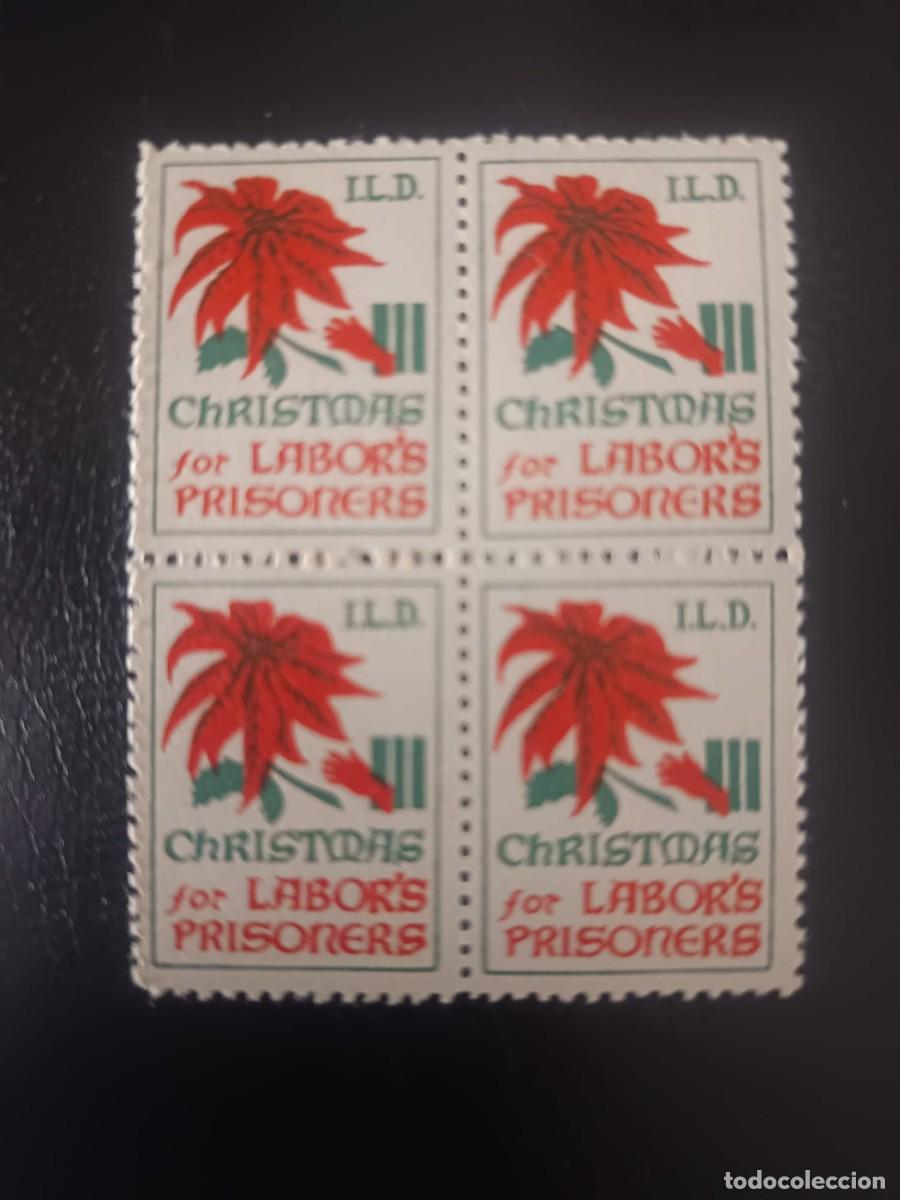 Sellos: Chritmas for Labor,s Prisioners Domenech RR**