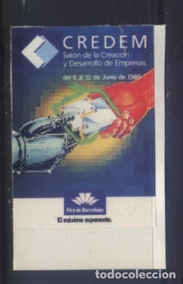 Sellos: Q-11943- BARCELONA. CREDEM 1989. SALON DE LA CREACION Y DESARROLLO DE EMPRESAS.