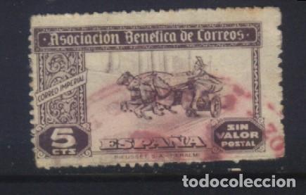 Sellos: Q-11945- ASOCIACION BENEFICA DE CORREOS. CORREO IMPERIAL.