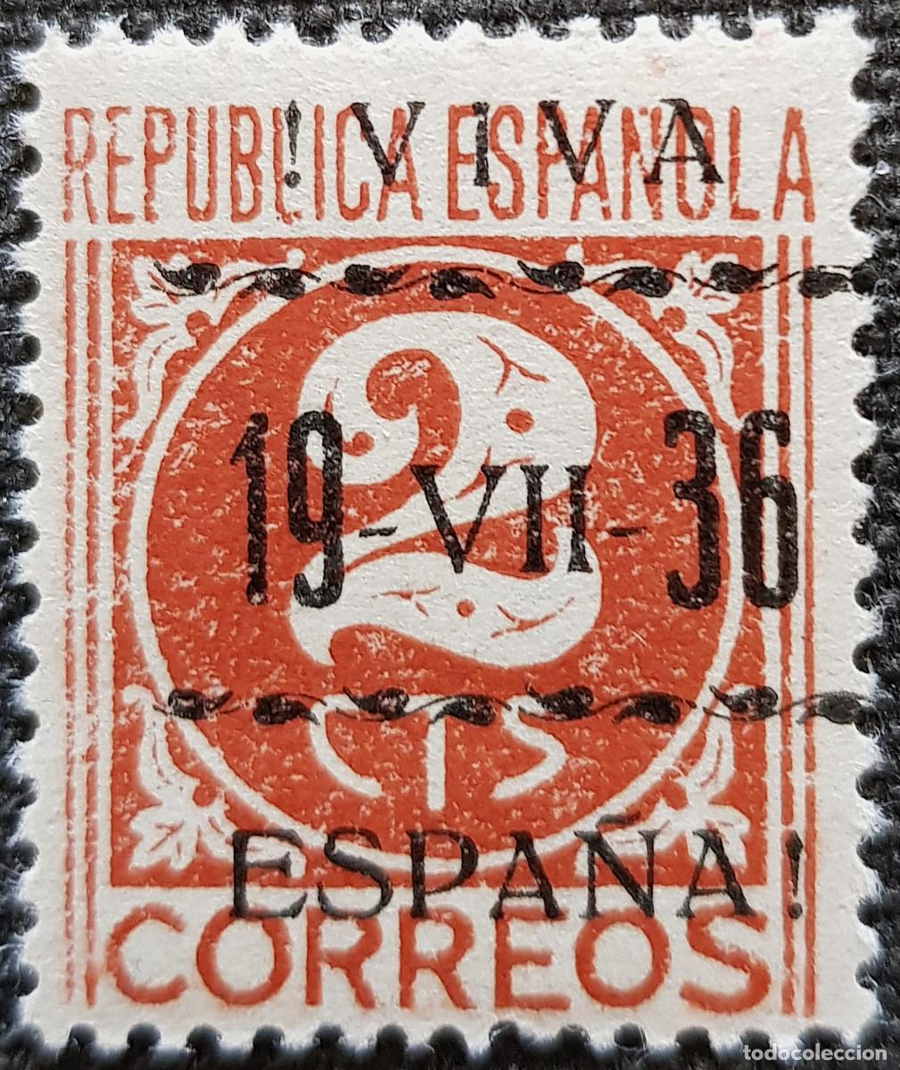 Sellos: Espa&ntilde;a Emission local patriotica de Vitoria MNH tipo II